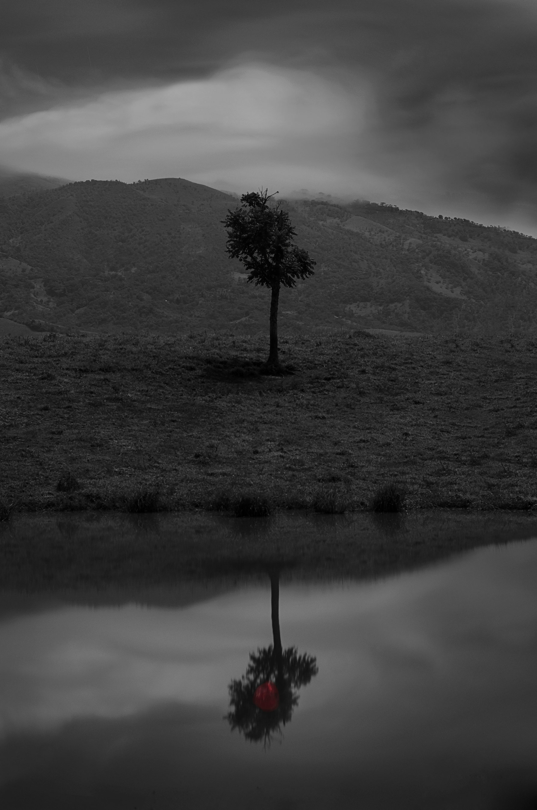 Above the Depth — psychological art by Andres Galan