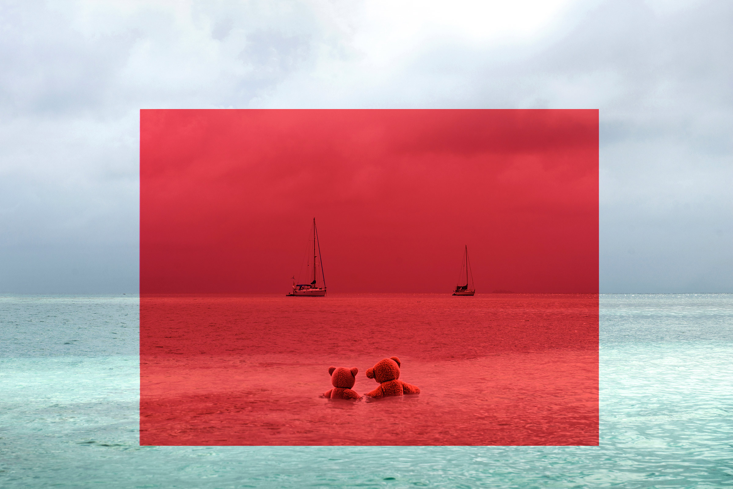 Under the Same Horizon — psychological art by Andres Galan