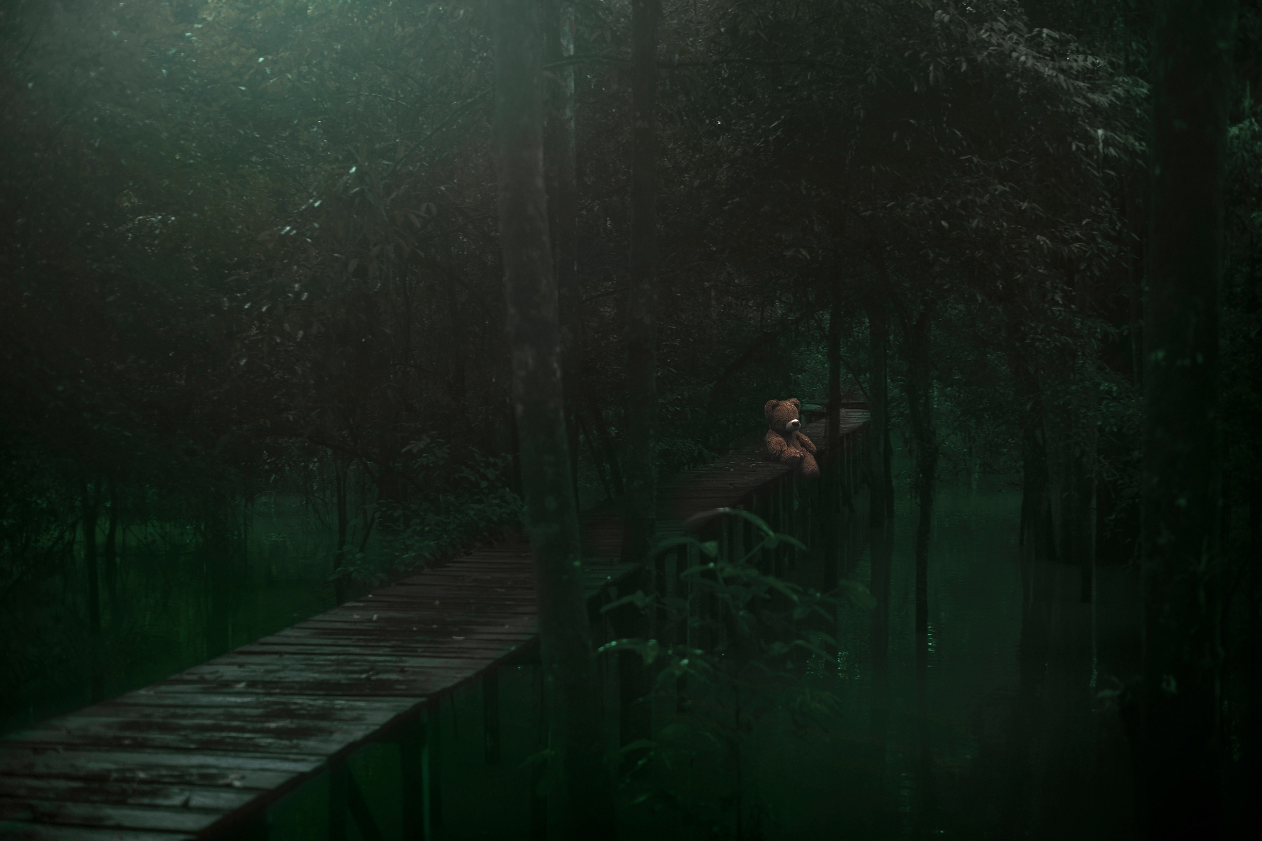 When We Forget — psychological art by Andres Galan